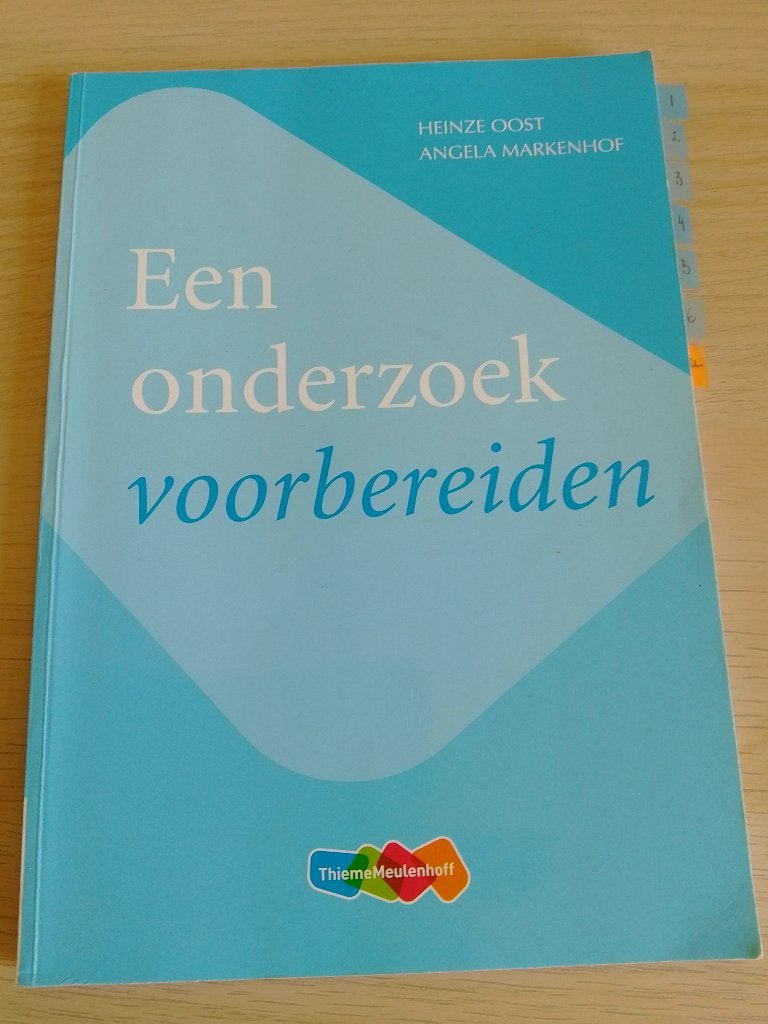Een onderzoek voorbereiden, Gelezen, ThiemeMeulenhoff, Alpha, HBO