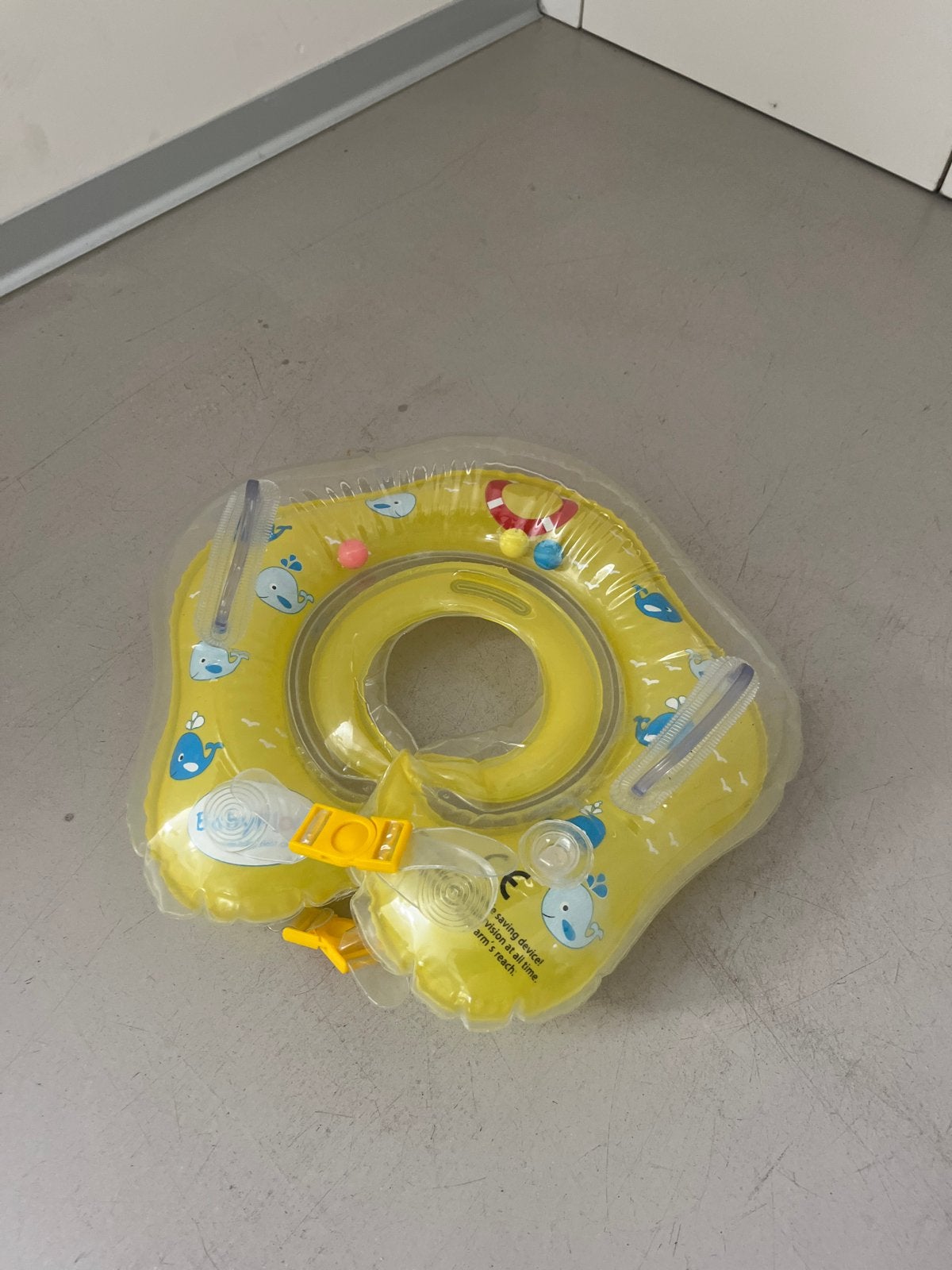 Baby zwemband nek drijfring geel, Ophalen, Zo goed als nieuw, Overige typen