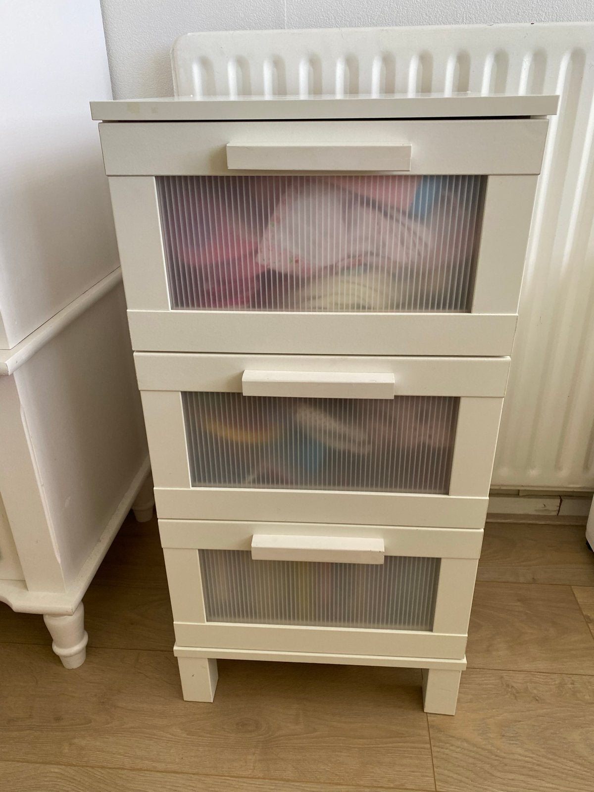 IKEA Brimnes ladekast met 3 laden - wit, Huis en Inrichting, Kasten | Ladekasten, Ophalen, Minder dan 50 cm, Gebruikt, 3 of 4 laden