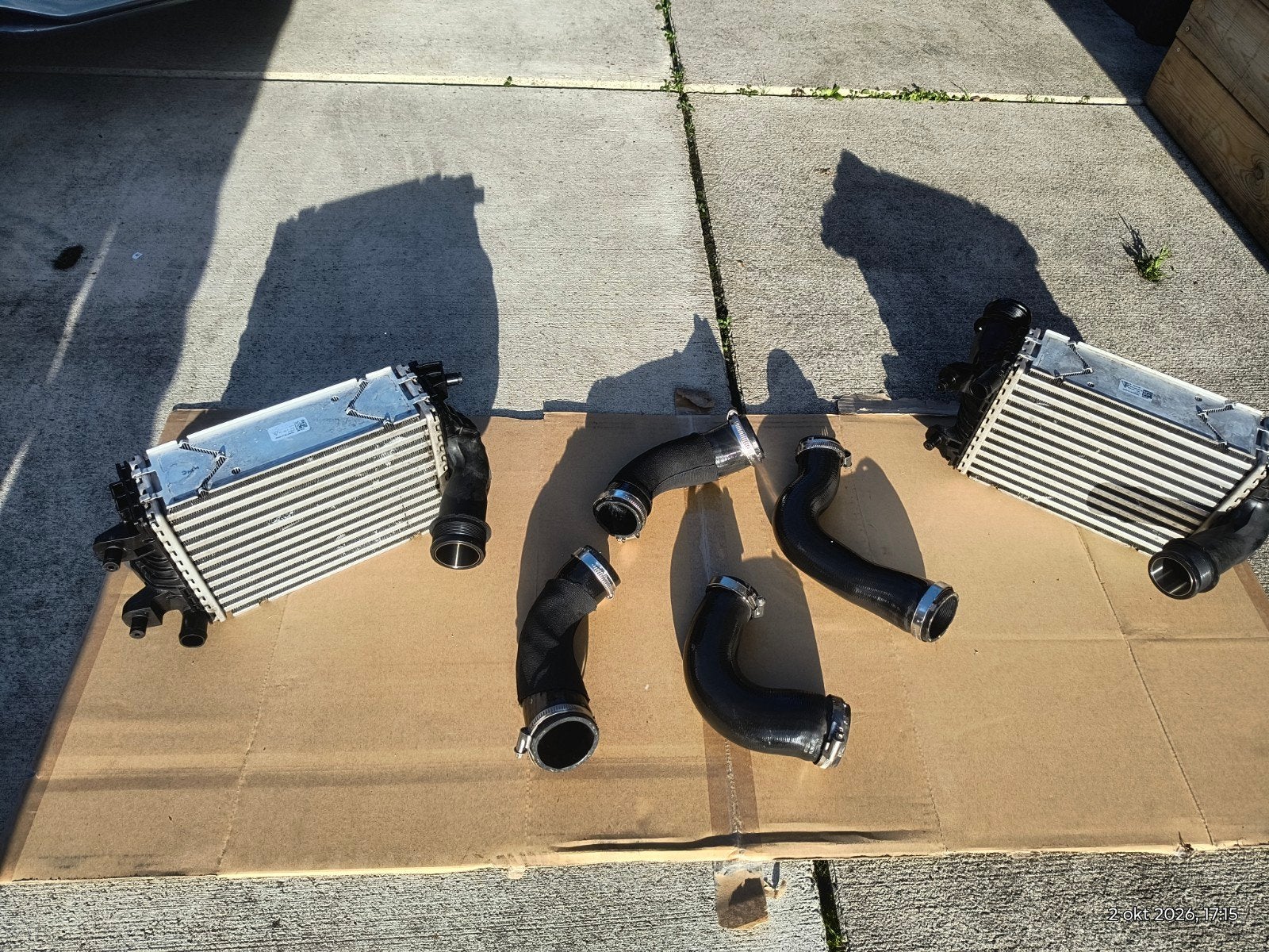 Intercooler set voor Porsche 911 (991.2) - Origineel, Auto-onderdelen, Ophalen of Verzenden, Gebruikt, Porsche