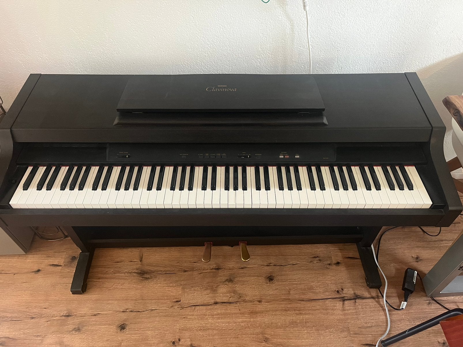 Piano Clavinova model CLP 311, Gebruikt, Zwart, Digitaal, Ophalen of Verzenden