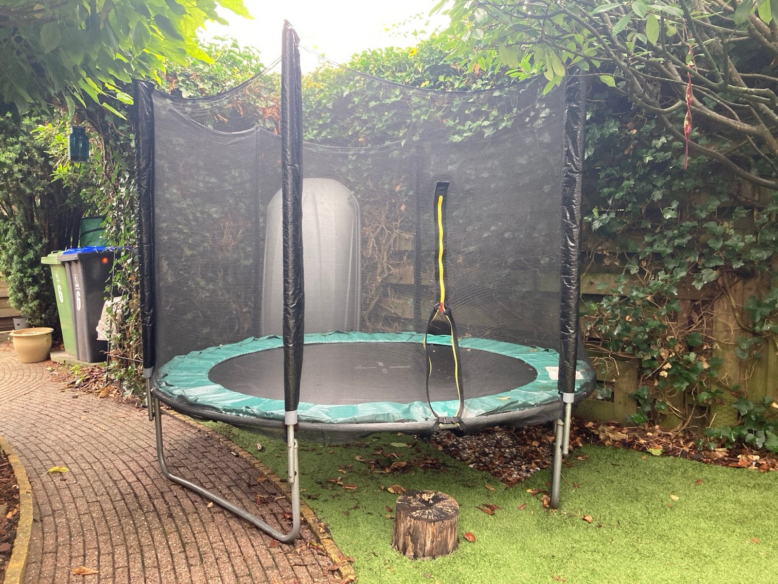 Trampoline 200cm met nieuw net en nieuwe rand, Kinderen en Baby's, Ophalen, Gebruikt