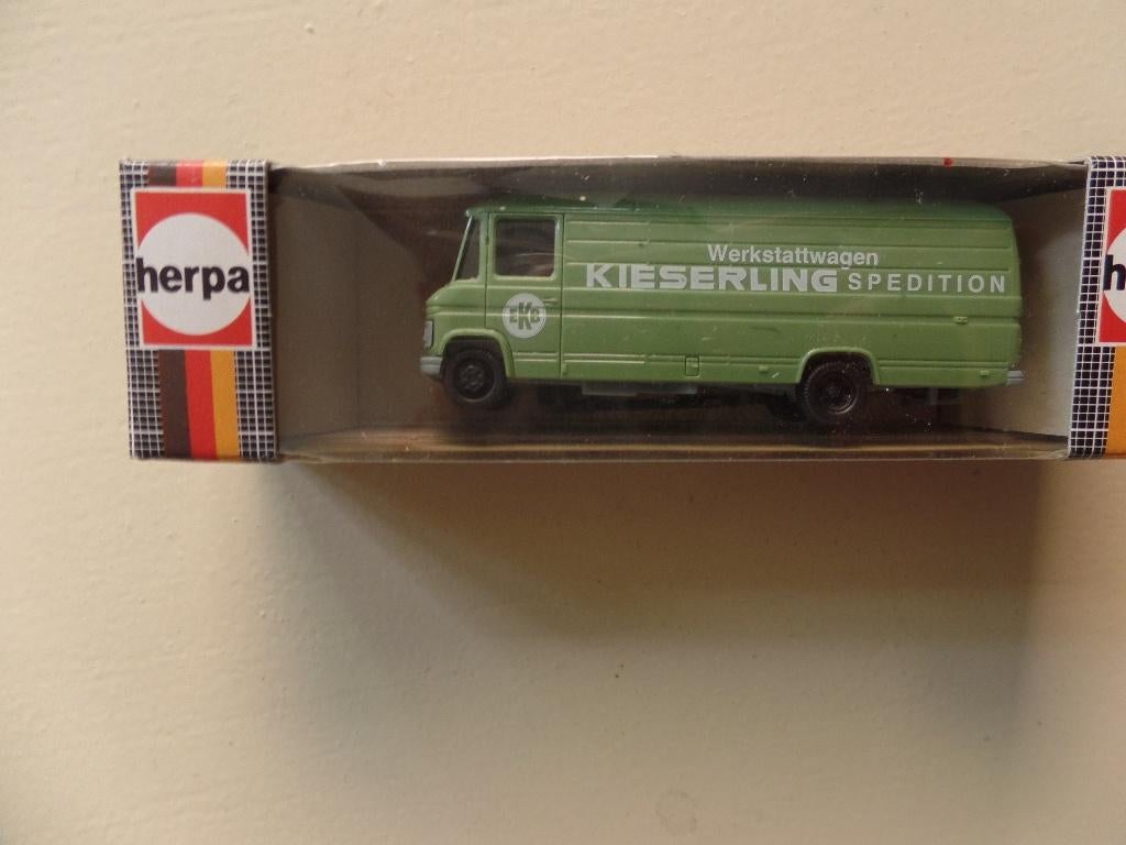 Mercedes bestelwagen Kieserling Herpa, Hobby en Vrije tijd, Modelauto's | 1:87, Verzenden, Nieuw, Bus of Vrachtwagen, Herpa