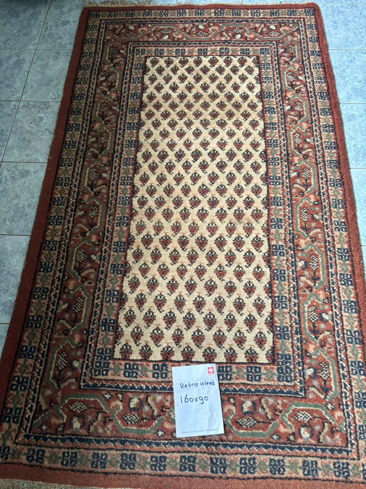 Vloerkleed140x72 cm nu voor 40 euro oudje, Ophalen of Verzenden, Zo goed als nieuw, Rechthoekig, 200 cm of meer