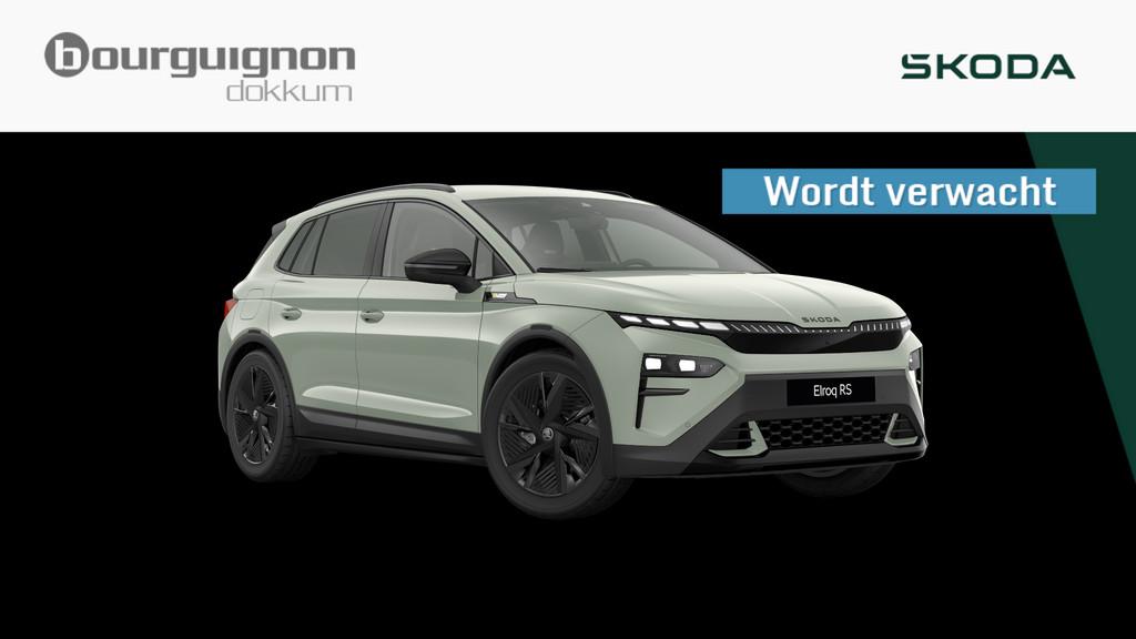 Skoda Elroq 85X RS | Wordt verwacht | Warmtepomp | Trekhaak, Auto's, Skoda, Automaat, 340 pk, Origineel Nederlands, Vierwielaandrijving