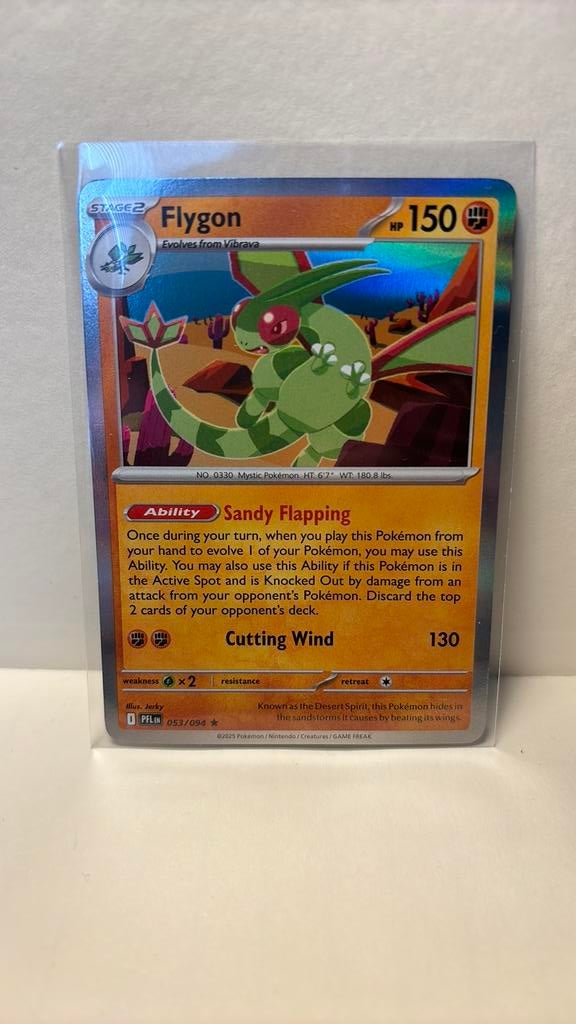 Flygon 053/094 phantasmal flames holo pokemon kaart, Ophalen of Verzenden, Nieuw, Boosterbox