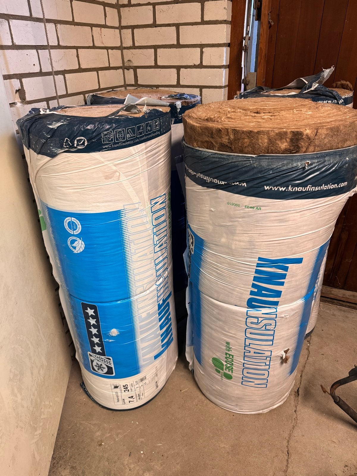 Knauf Naturoll 033 245 isolatie 9m2, Ophalen, 10 tot 15 m², 12 cm of meer, Nieuw