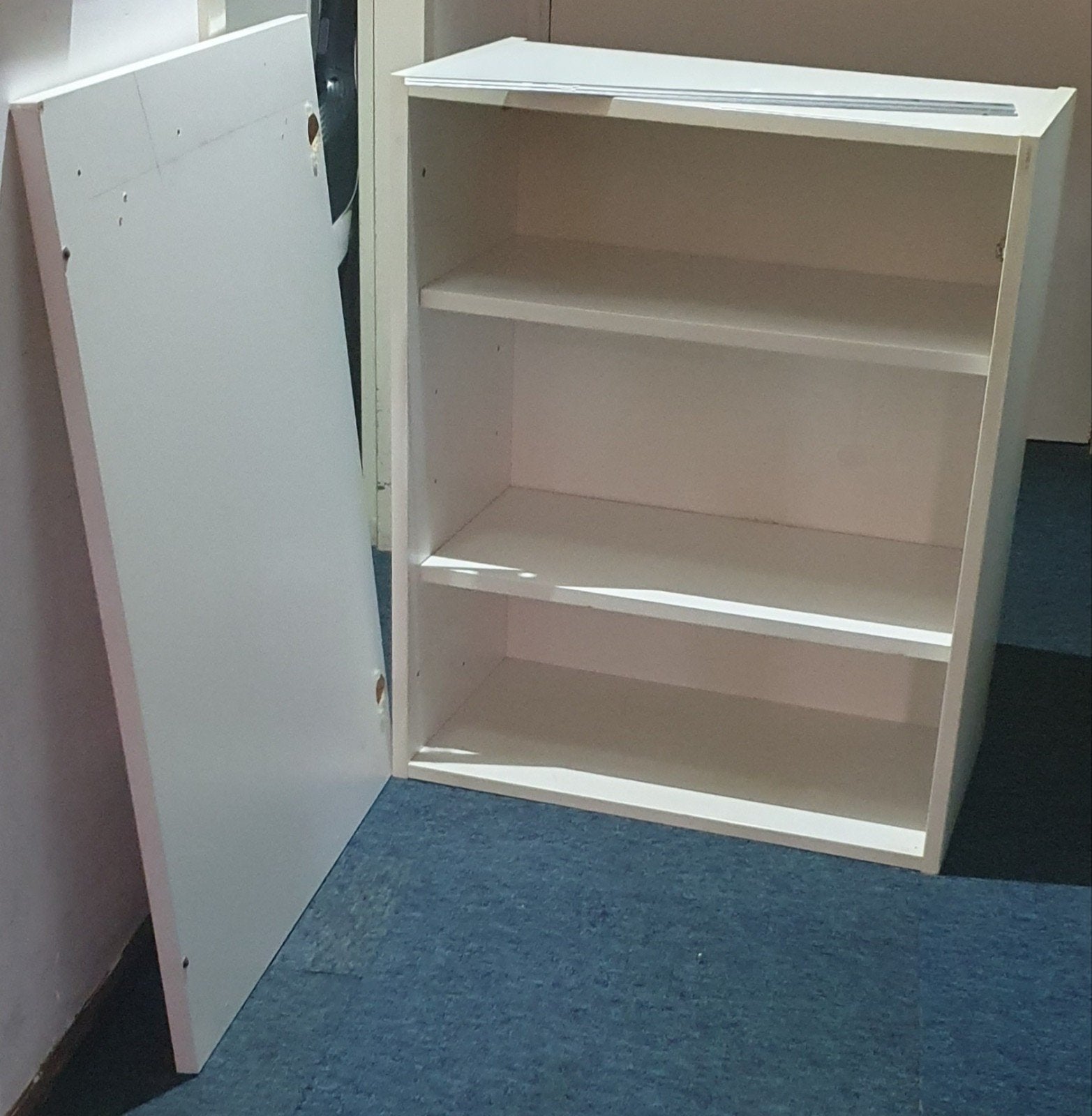 Witte kast met planken - Ideaal voor opslag, Ophalen, Gebruikt, 50 tot 100 cm, Overige houtsoorten