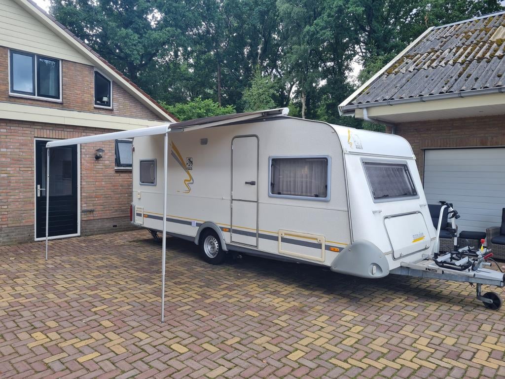 Knaus Sudwind 500  - Compacte en complete caravan, Rondzit, Frans bed, 7 tot 8 meter, Particulier