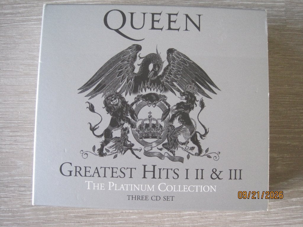 Queen  -  Greatest hits  The Platinum collection, Inclusief boekje, Boxset, Ophalen of Verzenden, Zo goed als nieuw