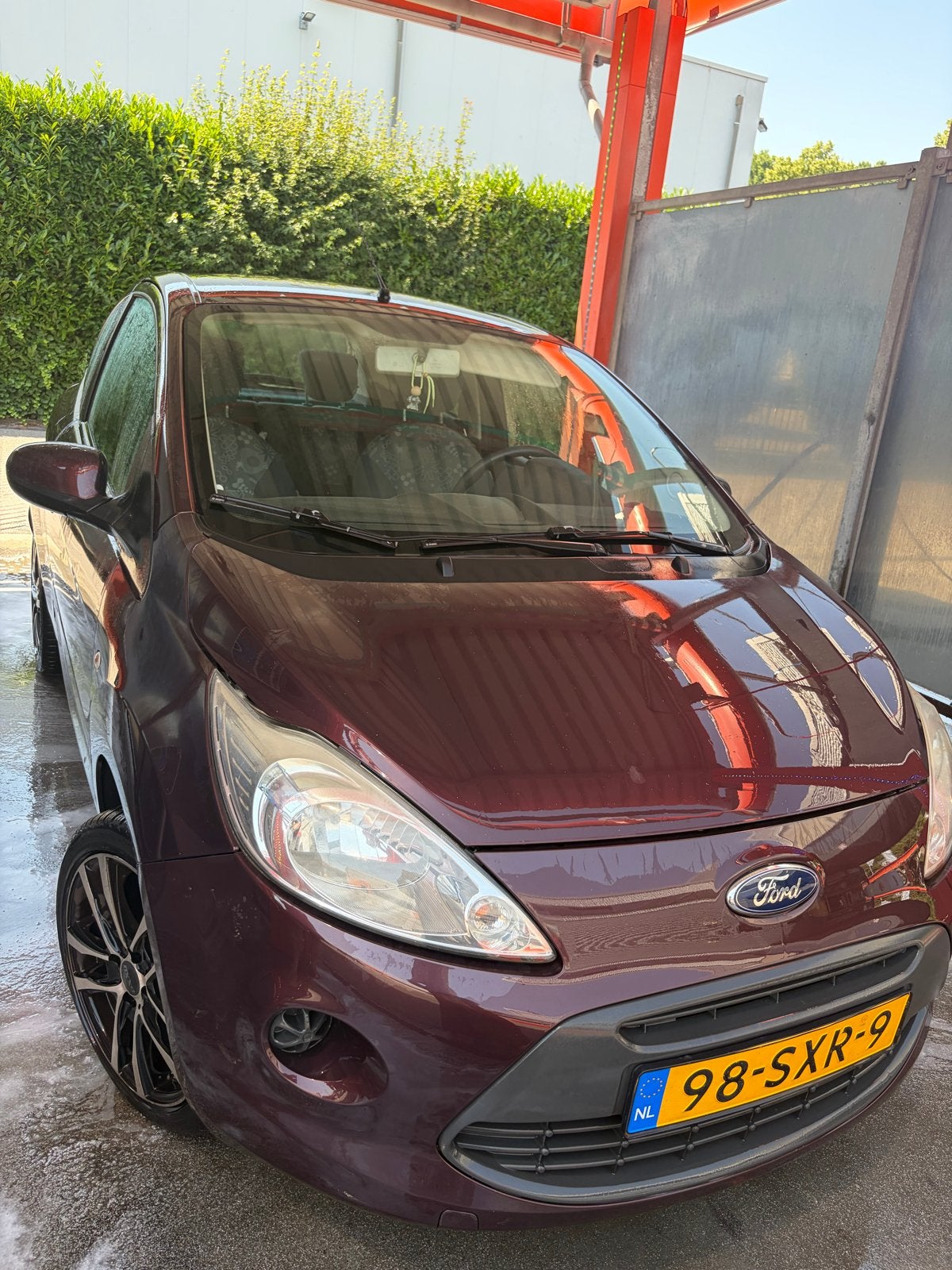 Ford Ka 1.2 69pk 2012 Bruin, airco, startstop, Auto's, Voorwielaandrijving, 1242 cc, 4 cilinders, 4 stoelen