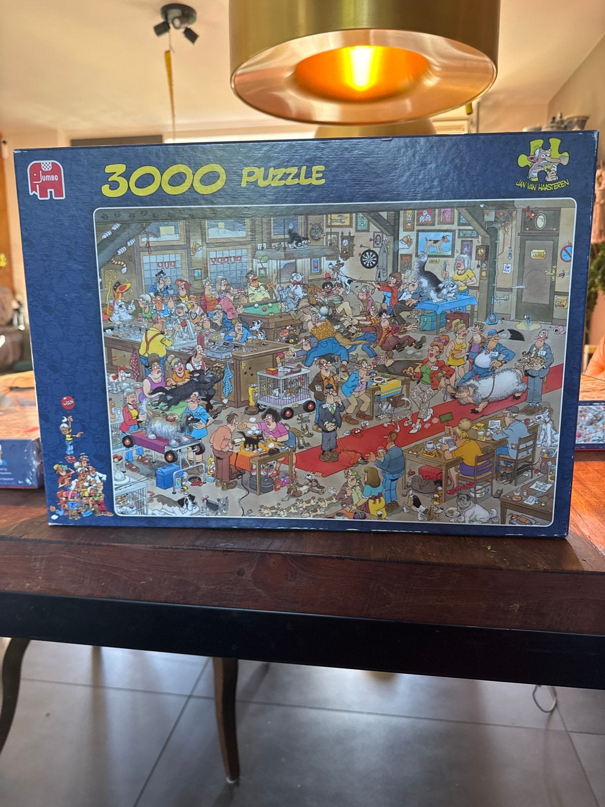 Jan van Haasteren 3000 stukjes puzzel - Jumbo, Ophalen of Verzenden, Meer dan 1500 stukjes, Zo goed als nieuw, Legpuzzel