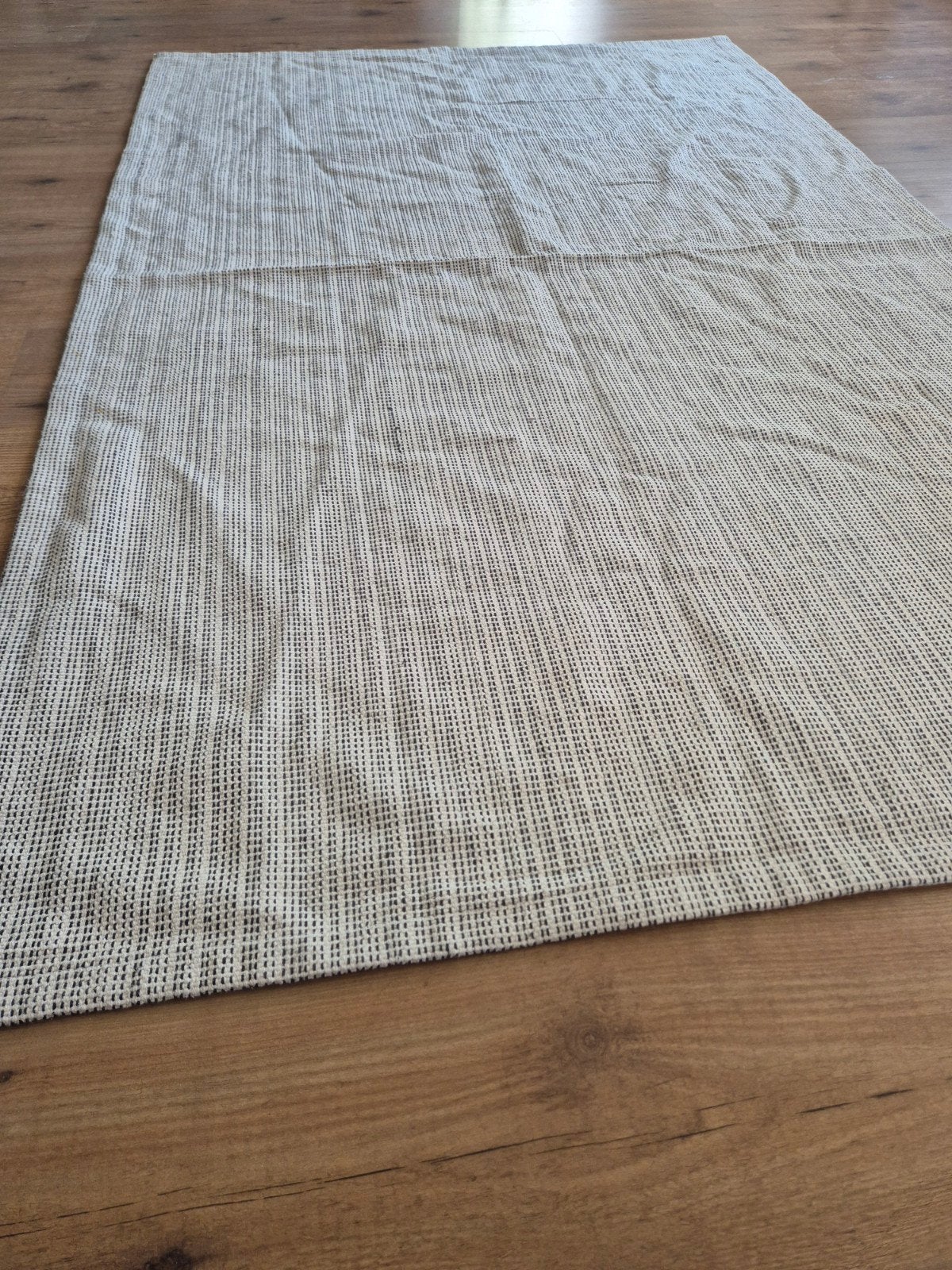 IKEA TIPHEDE Vloerkleed 120x180 cm - Beige, Gebruikt, 100 tot 150 cm, Modern, Scandinavisch, Ophalen of Verzenden