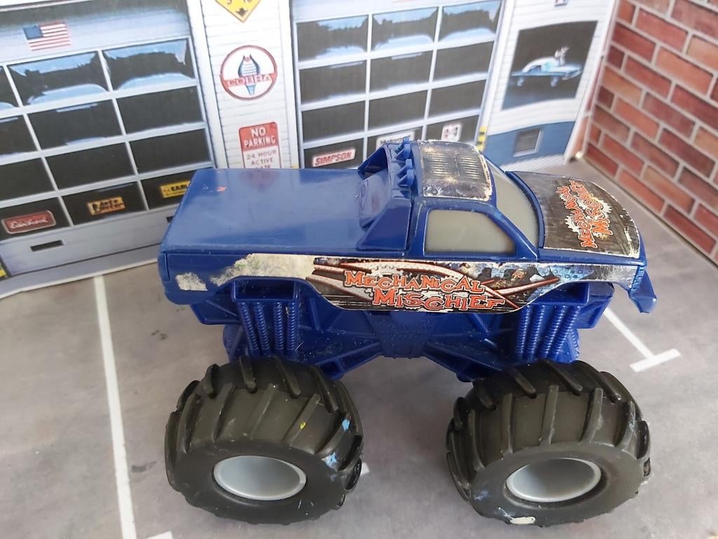 Monster Truck 'Mechanical Mischief' - Chevrolet, Kinderen en Baby's, Speelgoed | Speelgoedvoertuigen, Gebruikt, Ophalen of Verzenden