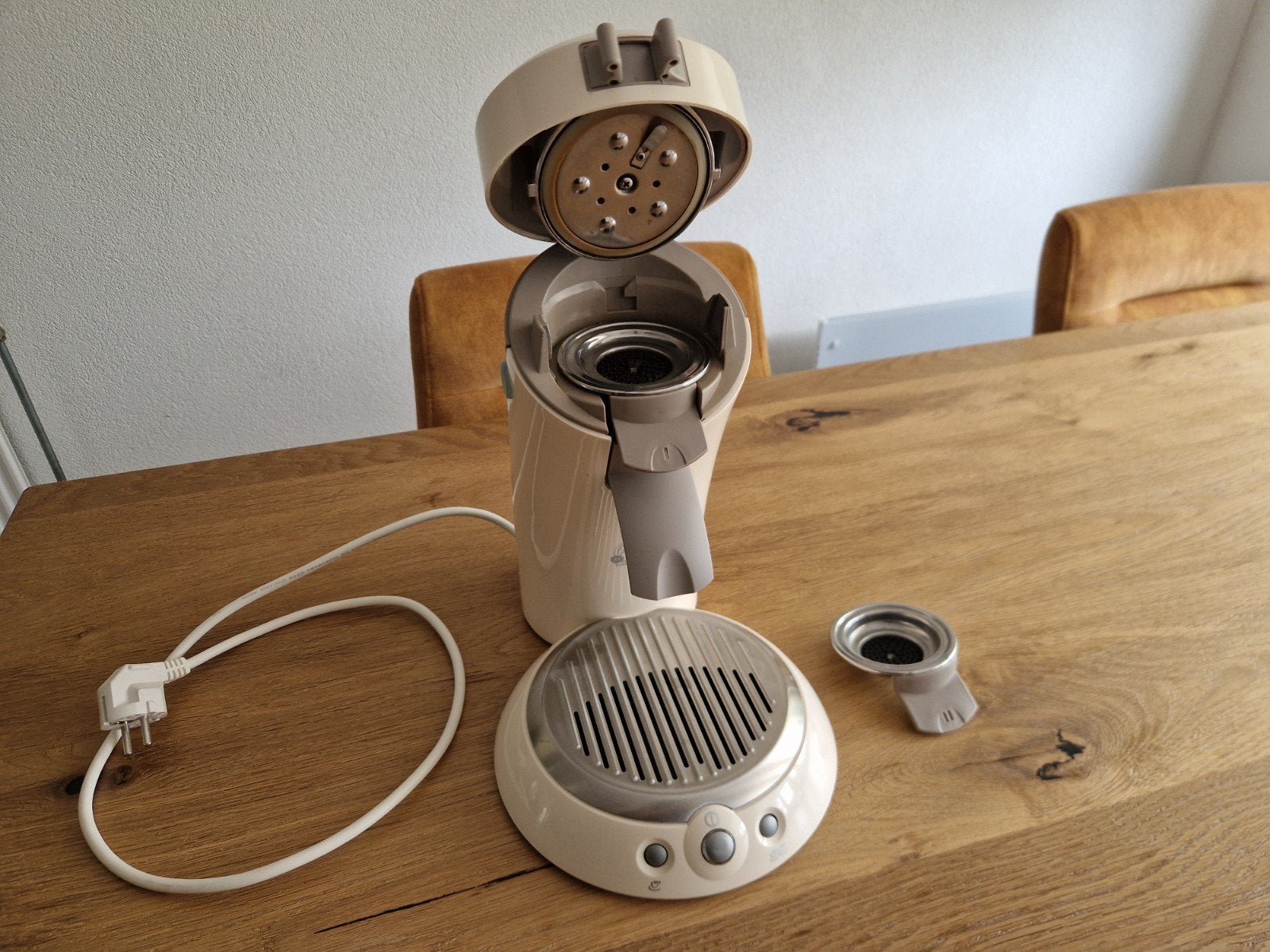 Philips Senseo Original koffiepadapparaat - Beige, Ophalen, Koffiepads en cups, Gebruikt, Koffiemachine