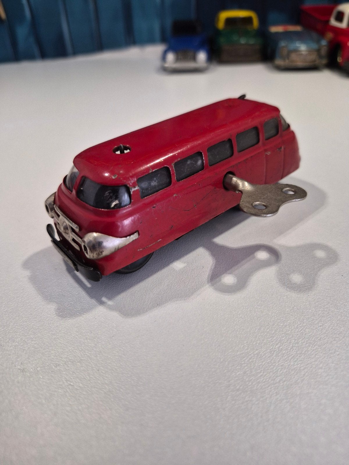 Vintage Schuco Varianto-Bus 3044 - Made in Western Germany, Antiek en Kunst, Ophalen of Verzenden