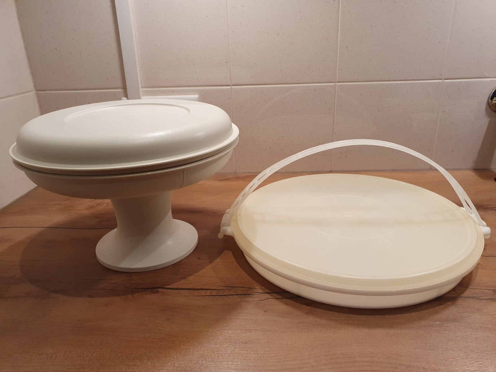 Vintage hapjes schalen Tupperware, Huis en Inrichting, Keuken | Tupperware, Ophalen of Verzenden, Schaal
