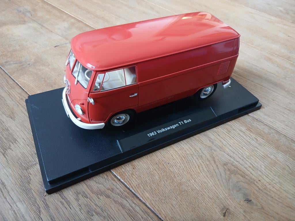 Vw t1 welly nex, Hobby en Vrije tijd, Modelauto's | 1:18, Ophalen of Verzenden, Zo goed als nieuw, Welly
