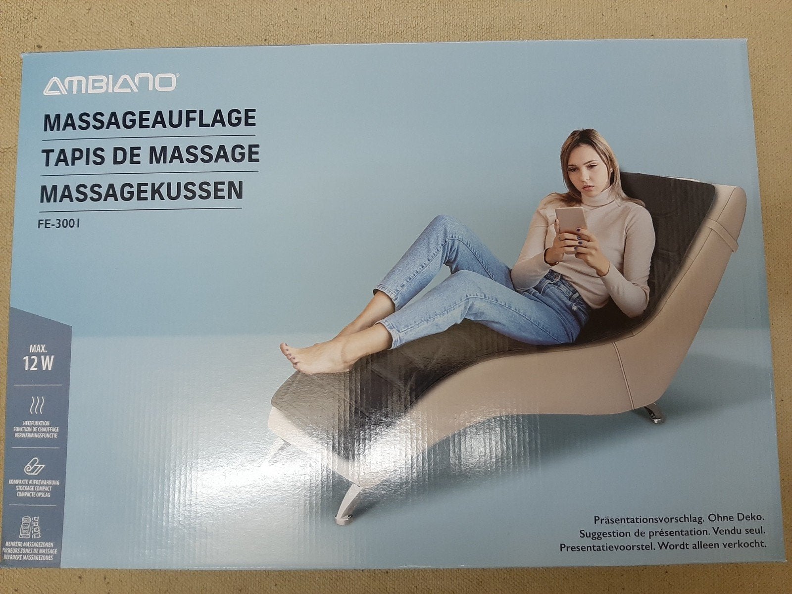 masage matras z.g.a.n, Ophalen