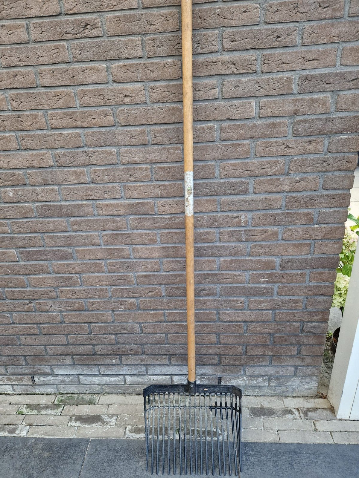 paardenstalvork met houten steel, Tuin en Terras, Ophalen