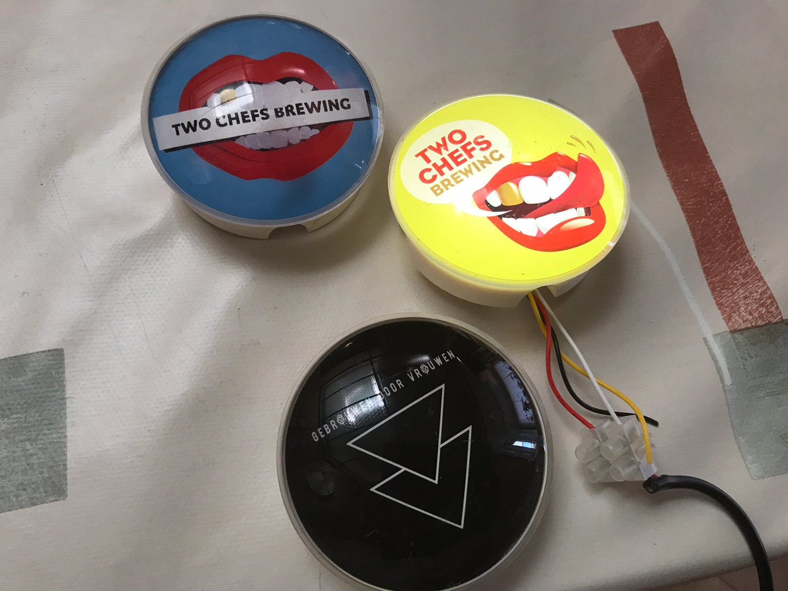 3 taplenzen met verlichting, Ophalen of Verzenden, Zo goed als nieuw, Overige typen