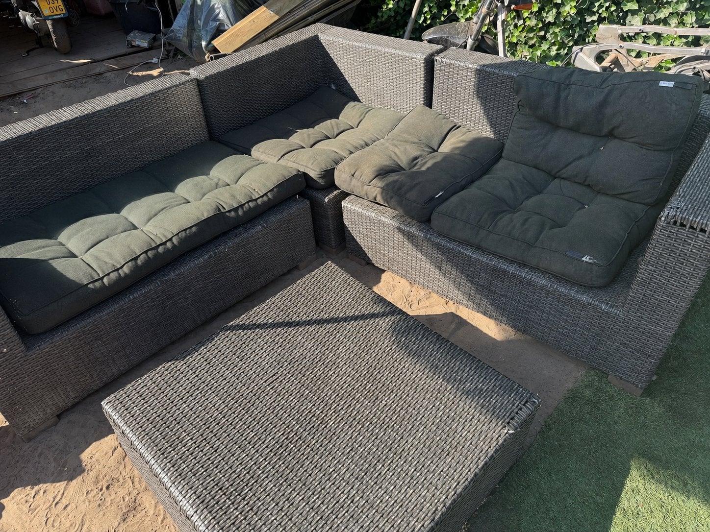Gebruikte loungeset, zit nog lekker! Zonder kussens, Ophalen, Gebruikt, Meer dan 8 zitplaatsen, Loungeset