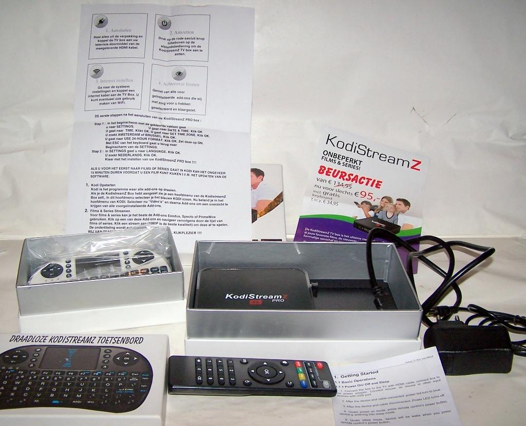 KodistreamZ Pro met toetsenbord. Mediaspeler. Volledige set., Ophalen of Verzenden, Refurbished
