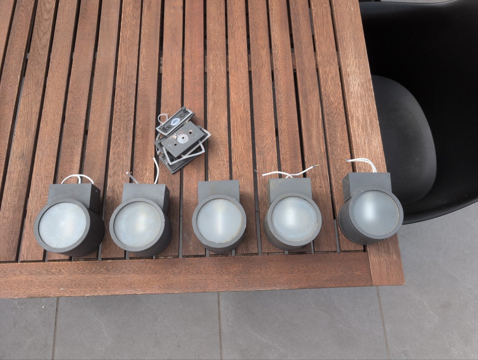 Buitenwand lampen, Ophalen, Gebruikt, E27 (groot), Led-lamp