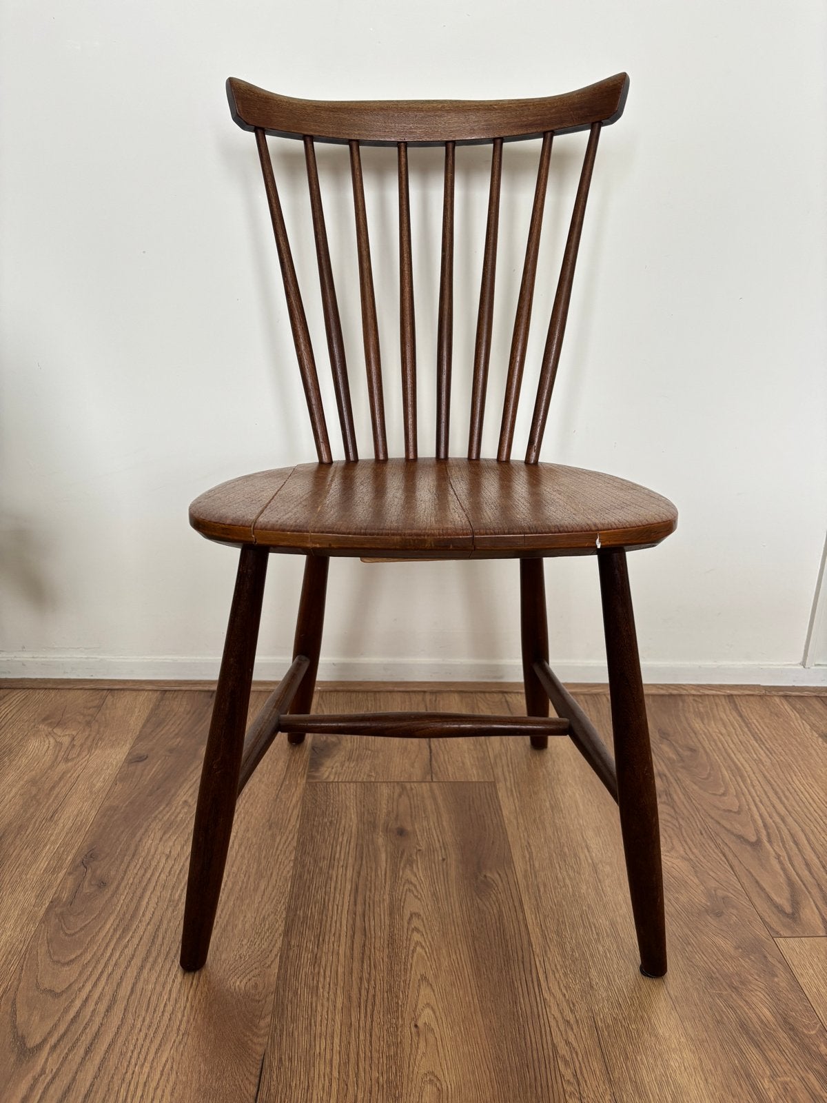 Vintage Pastoe spijlenstoel design Yngve Ekstrom, Antiek en Kunst, Ophalen