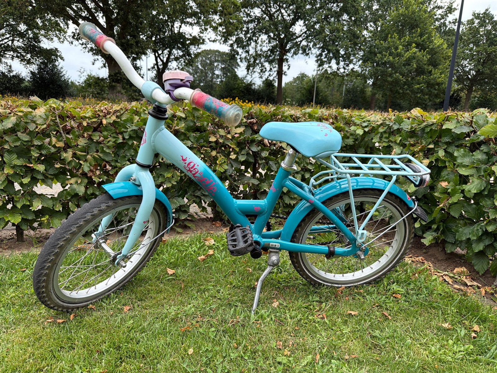 Leuke kinderfiets 16 inch - Zo goed als nieuw, Ophalen, Zo goed als nieuw, Terugtraprem, 16 tot 20 inch