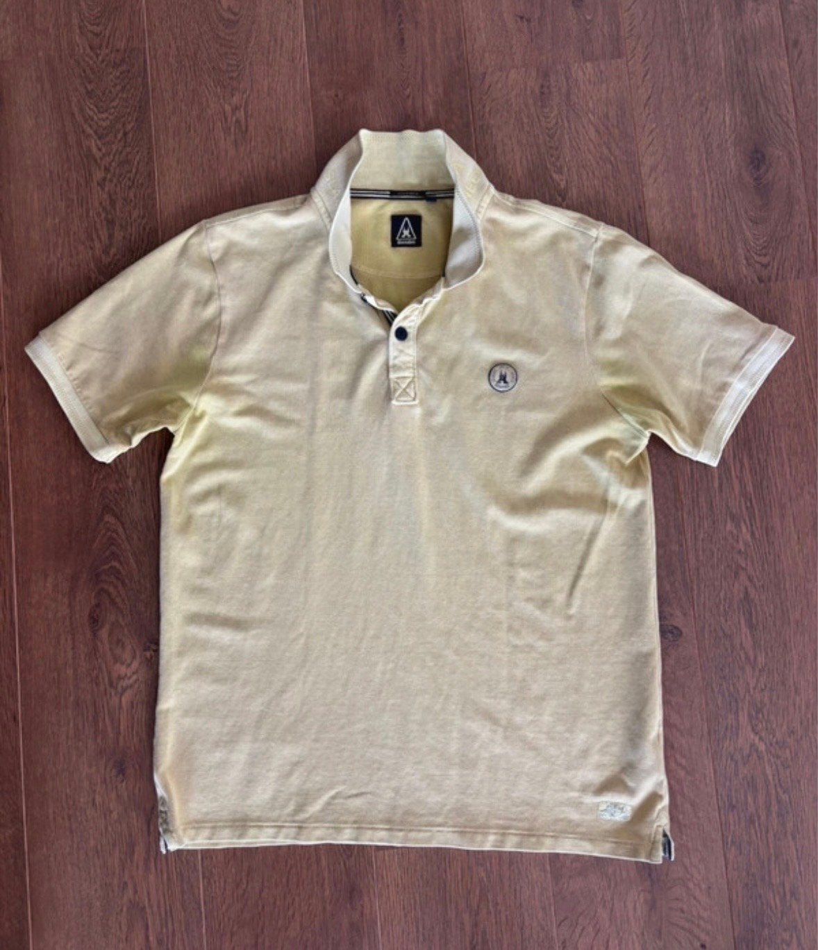 Gaastra Polo Shirt XL - Zacht Geel met Opschrift, Ophalen of Verzenden, Gedragen, Maat 56/58 (XL), Geel