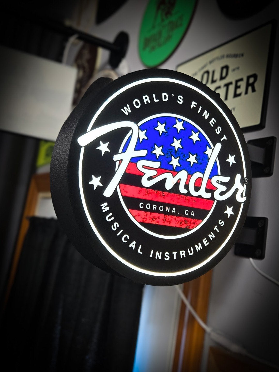 Nieuw dubbelzijdige lichtbak -  Fender logo, USB-aansluiting, Ophalen of Verzenden, Nieuw, Overige merken