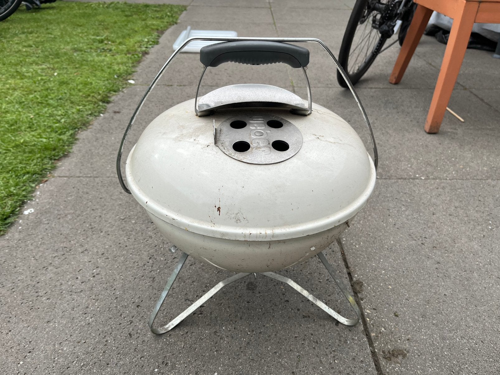 Weber bbq diameter 36 cm, Ophalen, Gebruikt