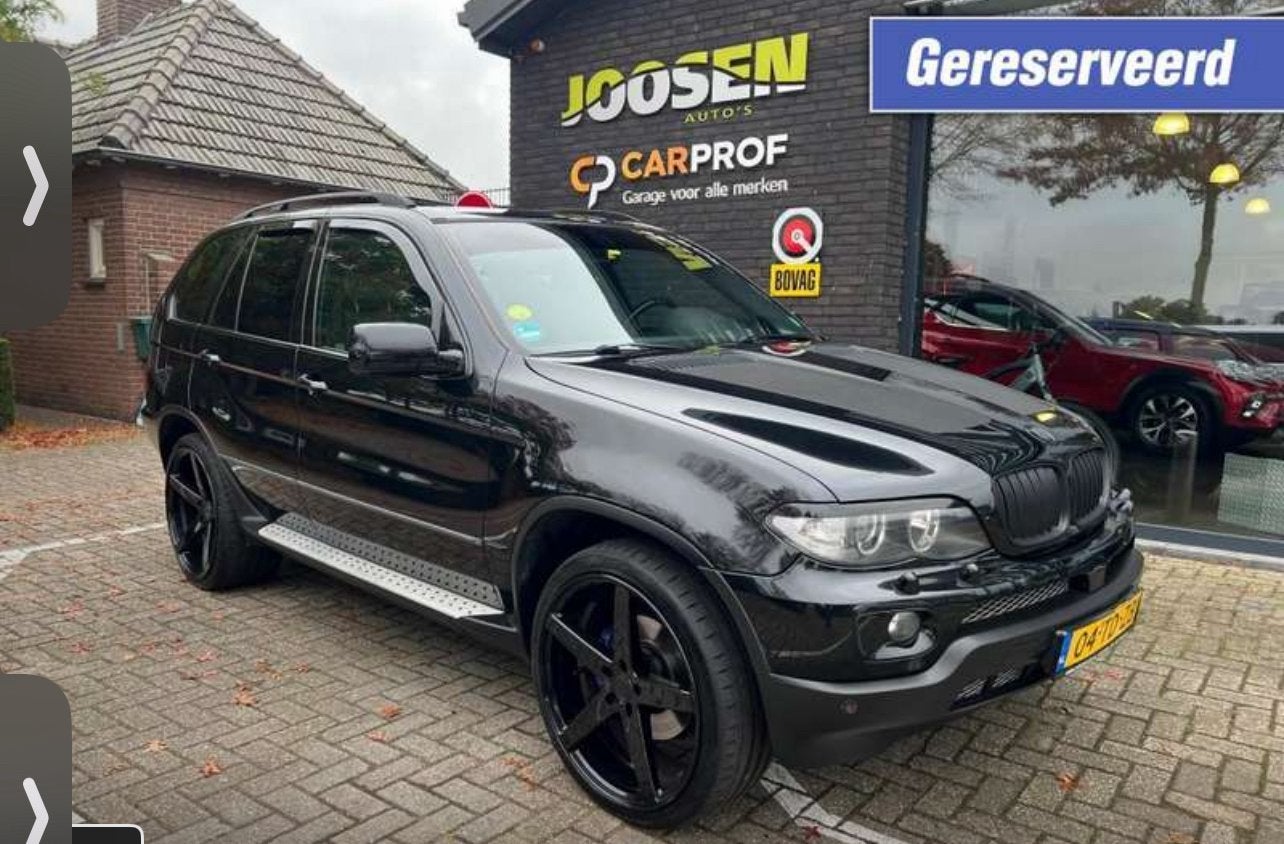 BMW X5 3.0 I AUT 2006 Zwart, Auto's, Automaat, Zwart, 9500 kg, Vierwielaandrijving