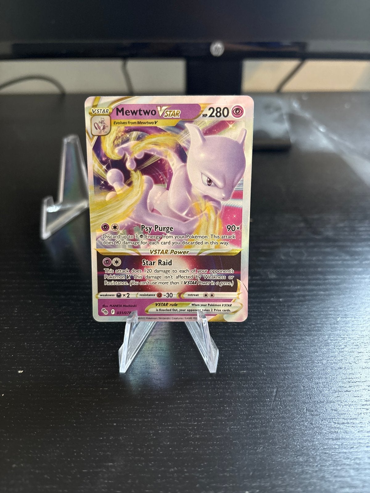 Mewtwo VSTAR Pokémon kaart 031/078, Ophalen of Verzenden, Nieuw, Losse kaart