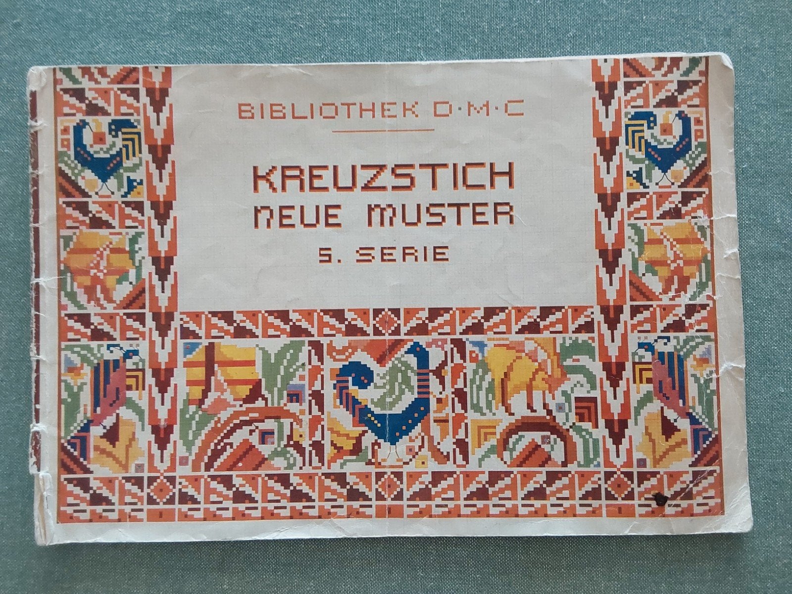 DMC Kruissteek Patronenboekje - Nieuwe Muster V. Serie, Ophalen of Verzenden