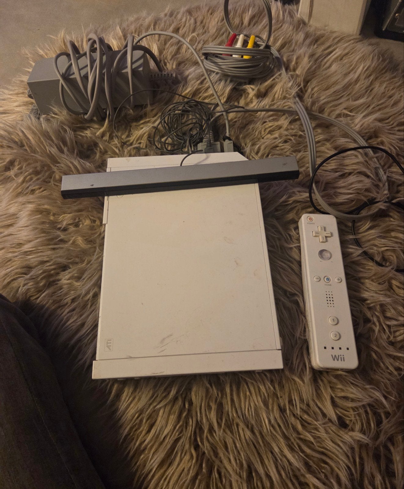 Wii Console met 1 Controller en Benodigde Kabels, Spelcomputers en Games, Ophalen of Verzenden, Gebruikt, Met 1 controller