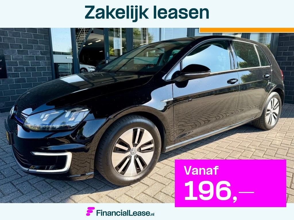 Volkswagen e-Golf LEDER - NAVI - ORG NL., Automaat, Automatische klimaatregeling, Gebruikt, 22 min