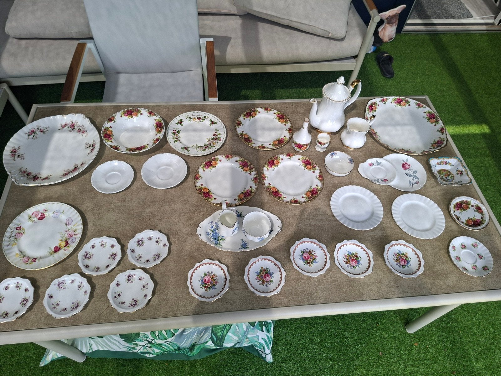 Uitgebreid  Servies Royal albert, Ophalen, Gebruikt, Vintage, Royal Albert