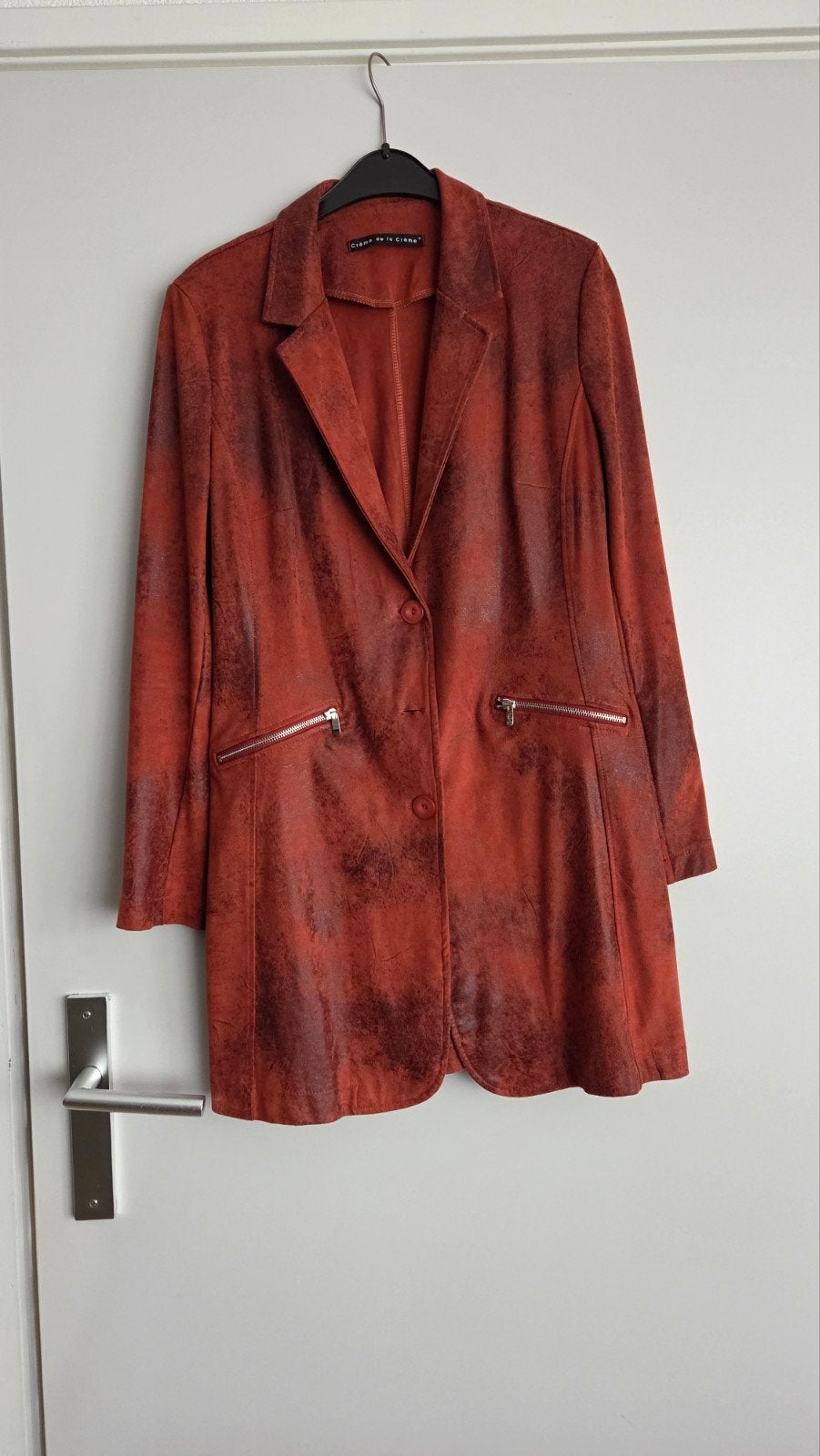 Crème de la Crème Jasje Maat L Rood/Bruin, Maat 42/44 (L), Crème de la Crème, Ophalen of Verzenden, Jasje