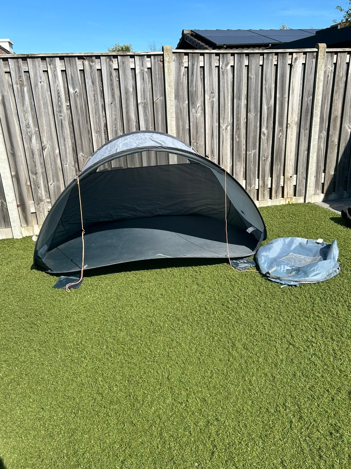 Pop up strandtent, Ophalen, Uittrekbaar, Gebruikt