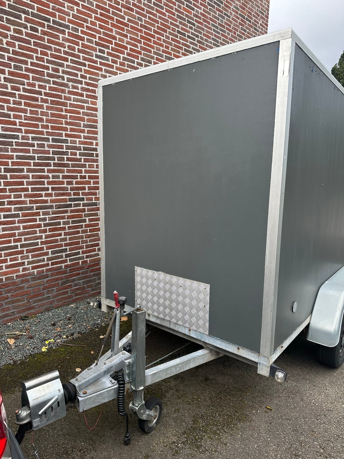 Anssems Gesloten Aanhangwagen - Dubbelasser 2000kg, Auto diversen, Aanhangers en Bagagewagens, Ophalen, Gebruikt