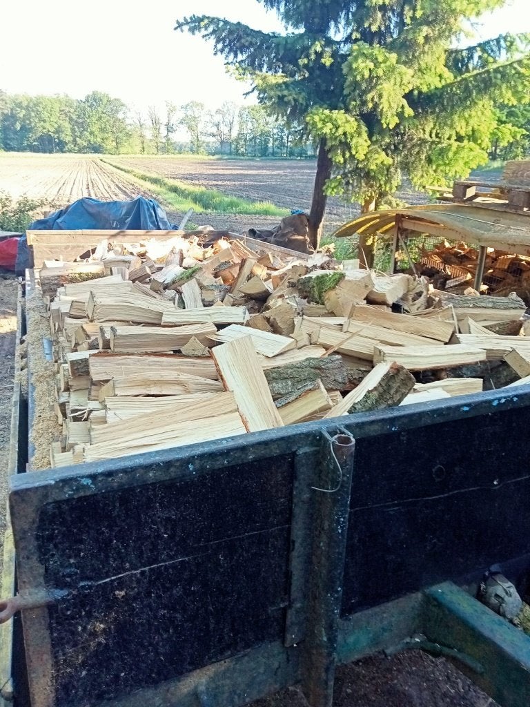 gekloofd eiken hout, Minder dan 3 m³, Ophalen, Eikenhout, Blokken