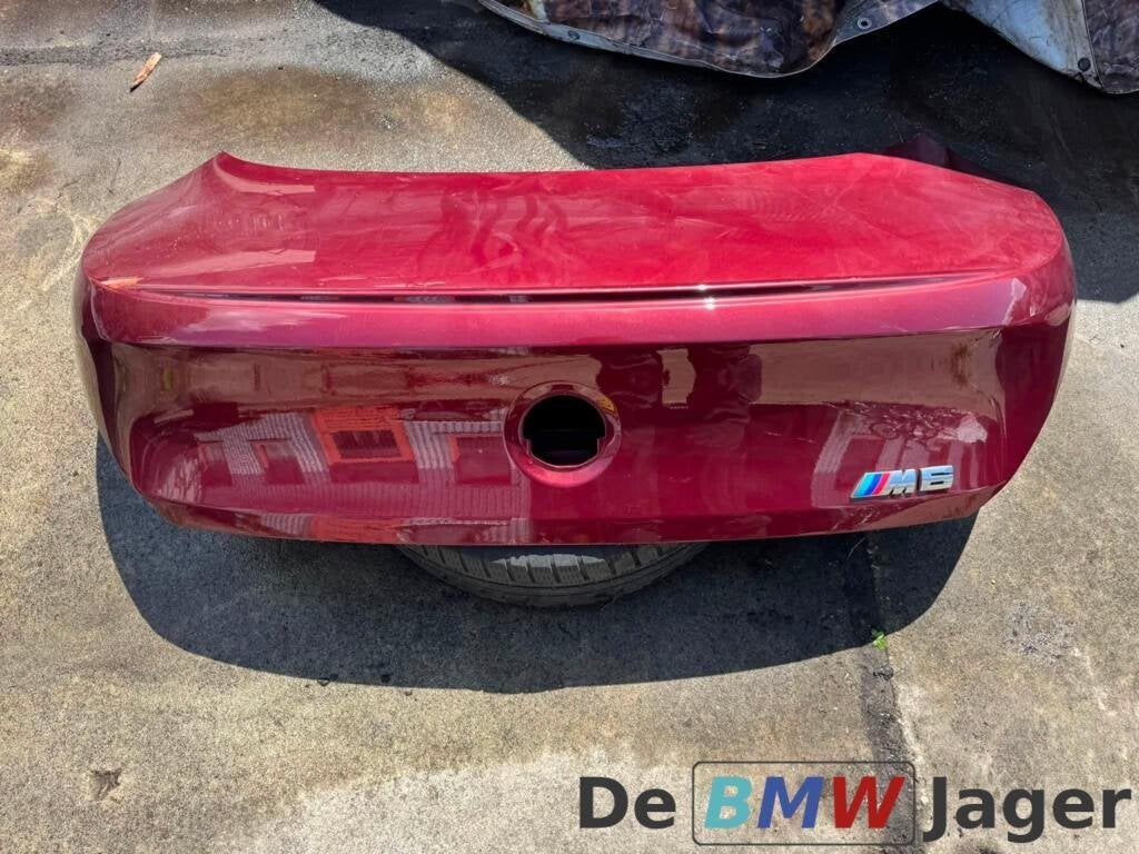 Kofferbakklep rood BMW 6-serie E63 + LCI 41627008730, Gebruikt, Achterklep, Ophalen of Verzenden, BMW