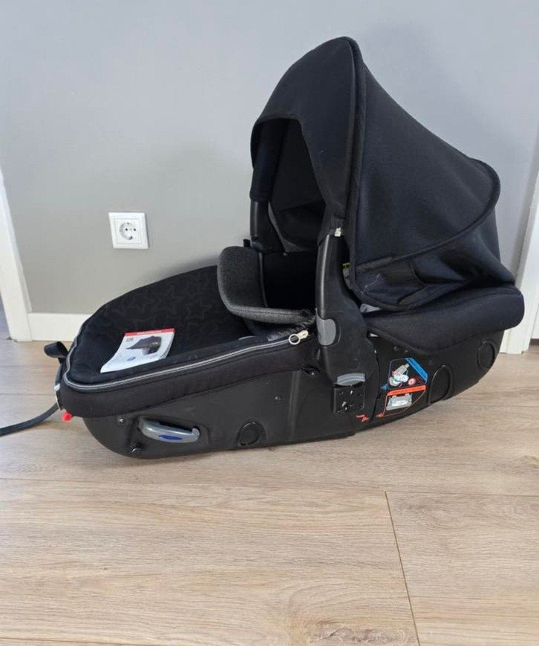 JANE Matrix Light 2 autostoel/reiswieg - Zwart, Kinderen en Baby's, Overige merken, Verstelbare rugleuning, Autogordel, Ophalen of Verzenden