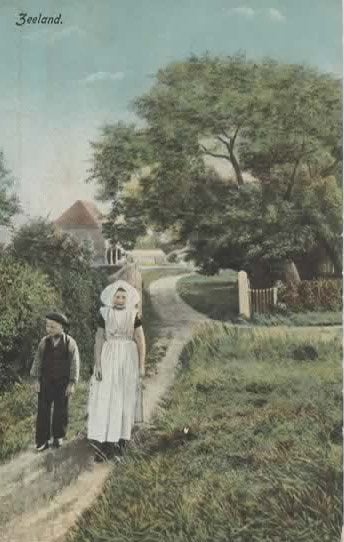 Zeeland klederdracht, Verzenden, Voor 1920, Ongelopen, Zeeland