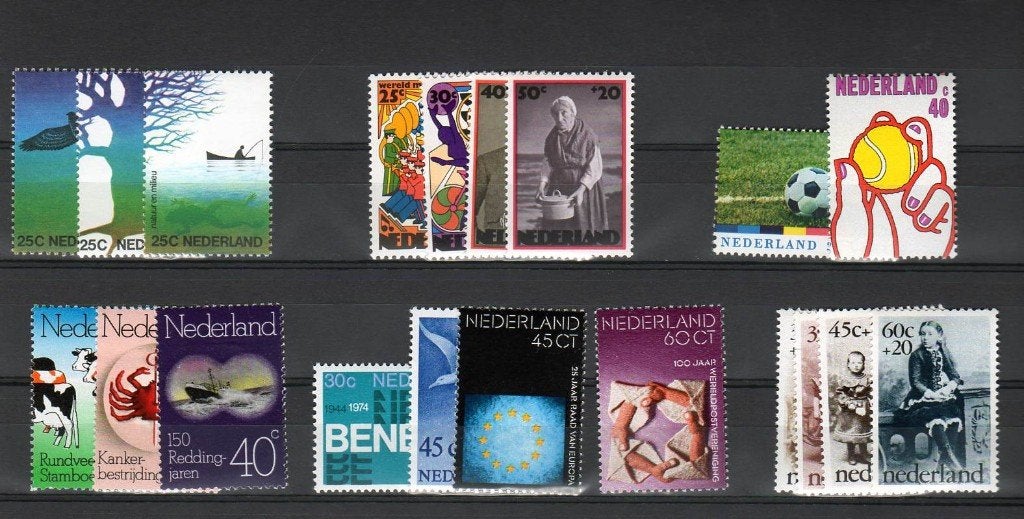 Jaargang 1974 postfris, Ophalen of Verzenden, Na 1940, Postfris