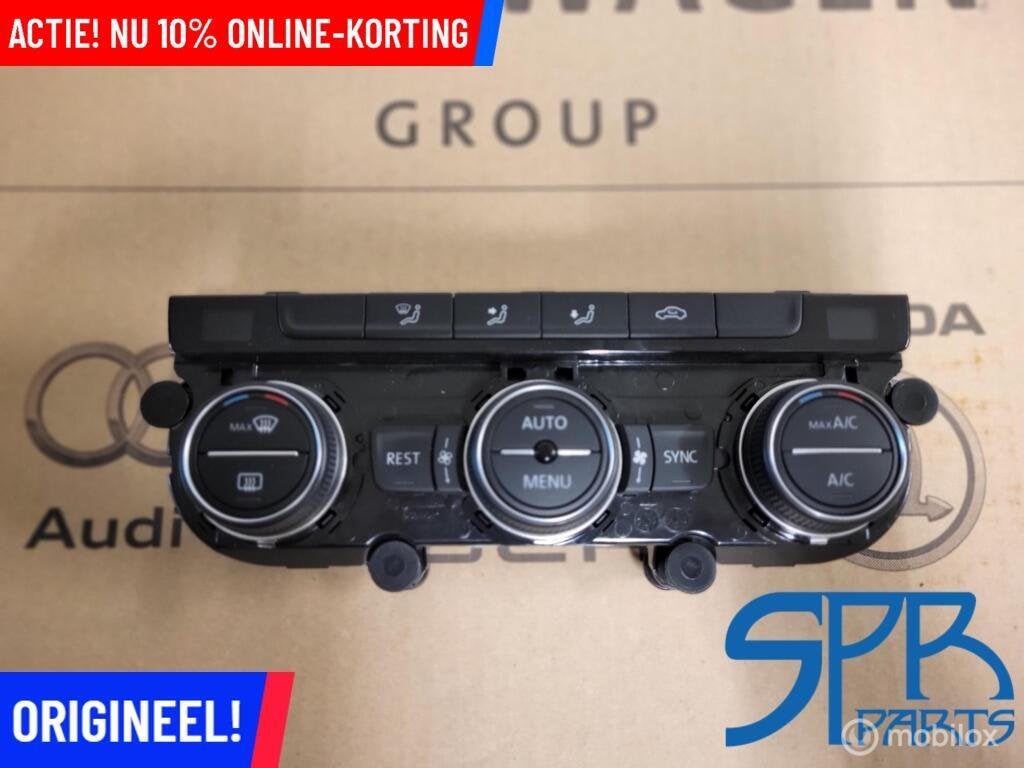 PASSAT B8 Climatronic paneel 5G0907044BF CLIMAT CONTROL UNIT, Gebruikt, Volkswagen, Ophalen of Verzenden