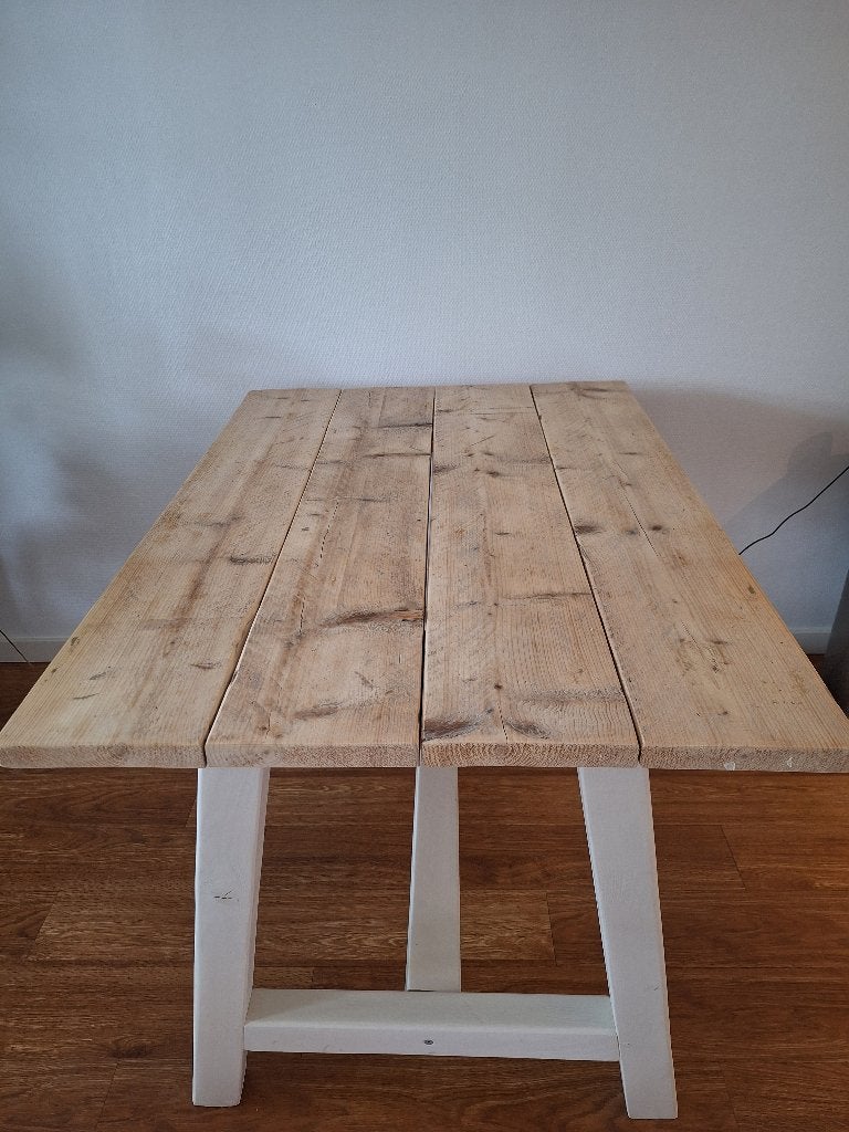 Eettafel, Huis en Inrichting, Tafels | Eettafels, Ophalen, Overige materialen, 100 tot 150 cm, 50 tot 100 cm