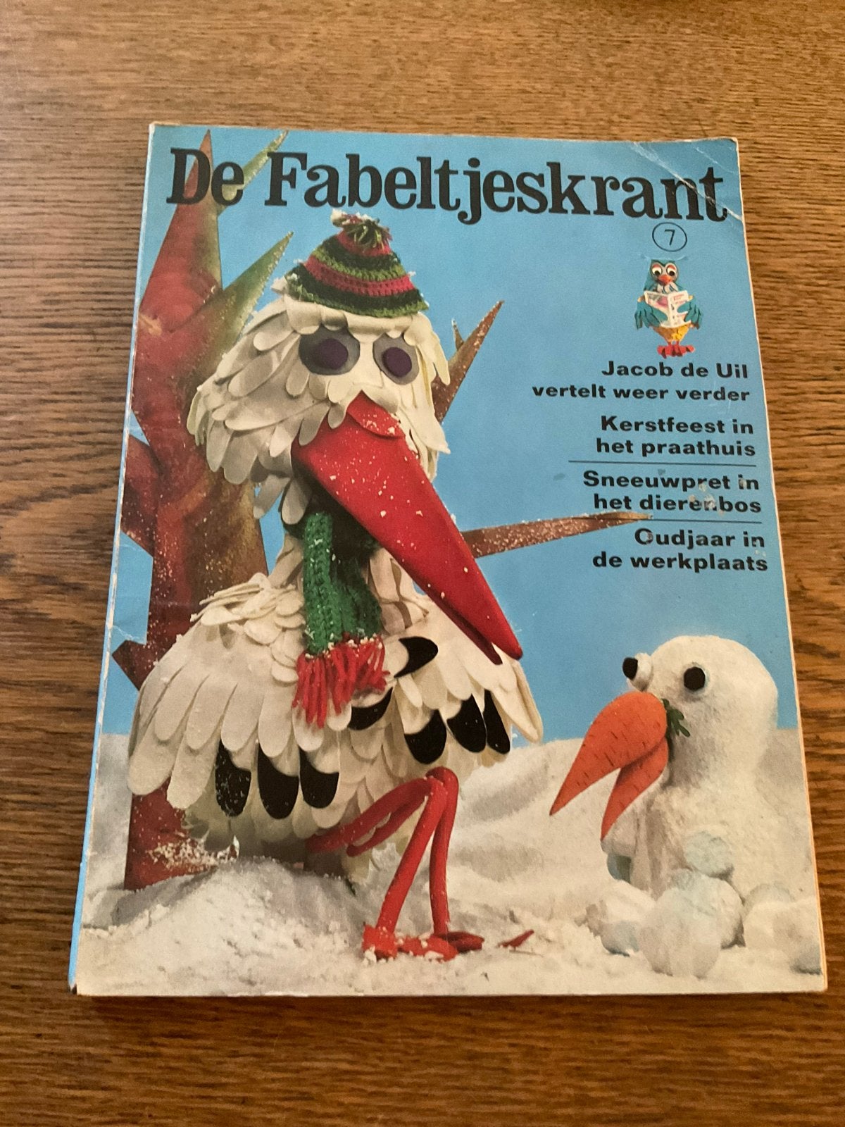 De Fabeltjeskrant (7) - Jacob de Uil, Kerstfeest, Oudjaar, Ophalen of Verzenden, Gelezen, Sprookjes